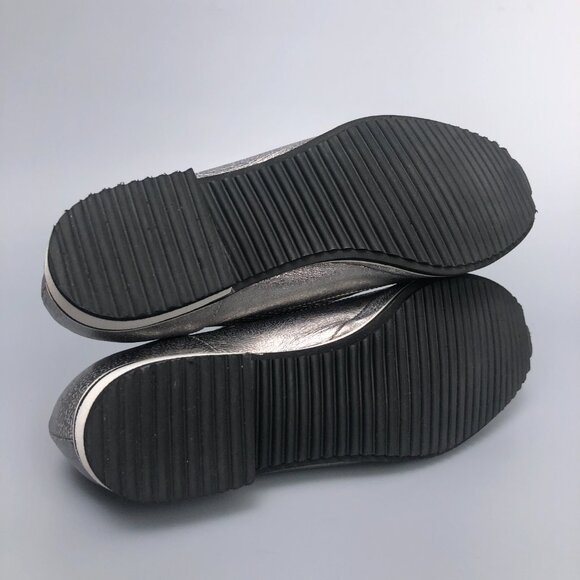 Silver Lace Up Leather Shoes Atelier Amalfi By Rangoni Made In Italy - Picture 12 of 12